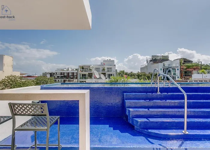 Apartment Peaceful Rooftop With Pool Close To The 5th Avenue - Danzamar 8 *