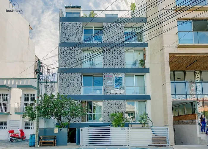 Apartamento Peaceful Rooftop With Pool Close To The 5th Avenue - Danzamar 8 *