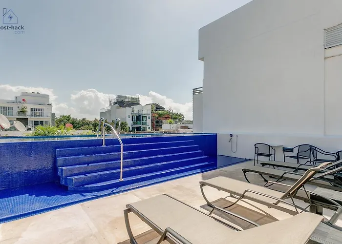 Apartment Peaceful Rooftop With Pool Close To The 5th Avenue - Danzamar 8 *